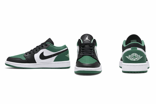 AJ 1 low Green Black Low-Top Street Sneaker
