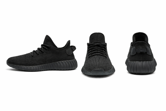 Yeezy's All-Black Knit Runner Sneaker